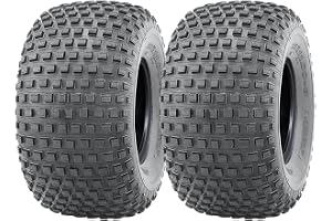 22 x 11,00 – 8 Knobby ATV däck fyra lager Wanda P323 E-märkt väg laglig (set med 2)