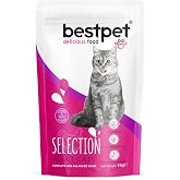 Bestpet Selection Yetişkin, Se&ccedil;ici Kediler İ&ccedil;in Tavuk Etli Kuru Mama, 1 kg