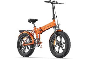 ENGWE Bici Elettrica Pieghevole per Adulti, 20"×4.0" 7 Velocità Fat Tire E-bike da 48V 13Ah con Batteria Rimovibile - Autonomia di 50-120 km, Adatta per Ogni Terreno MTB Spiaggia e Neve
