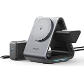 Anker MagGo 3-in-1: stazione di ricarica wireless Qi2 Anker MagGo 3-in-1: stazione di ricarica wireless Qi2