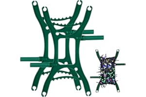 nuyikaso Lot de 2 Enrouleur de Câble Fil Stores Electrique Vide Support Organisateur Cordes Rubans Guirlandes Lumineuses Vert