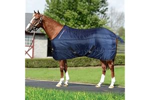 Horses Coperta Box Essential 350gr, Ottima Fattura, Utile per Proteggere Il Cavallo dagli Sbalzi di Temperatura, dalla Pioggia e dagli Insetti