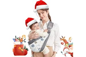Tragetuch Baby, Mumgaroo Babytrage Neugeborene ab Geburt, On the Go Multifunktionale Tragetuch , Babytrage für Babys von 0 bis 36 Monaten, Kleinkinder bis 15kg (grau und weiß)