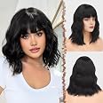 Perruque Courte Femme Noire LANA 1B - Synthétique Lisse - Neuf Avec étiquettes