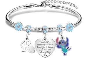 Vistaric Inspirational Initial Bracelets For Women Girls Teen Birthday Christmas Gifts Letter Bracelet Jewellery You Are Amazing Brilliant Bracelet Gifts