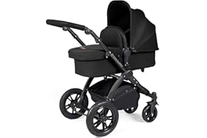 Ickle Bubba Stomp Luxe 2-in-1 Pushchair - Black/Midnight/Black