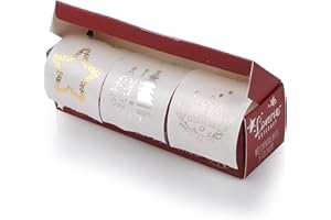 Loveria Weihnachtssticker Set | 150 Weihnachtssticker selbstklebend, 3 Motive, 50 Aufkleber pro Motiv | ideal für Weihnachten, Geschenke, Postkarten | Weihnachtsdorf, Stern & Tannenbaum