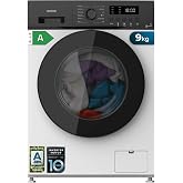 Cecotec Washing Machine 9K Front Load Bolero DressCode 9155 Inverter. Class A-30%, 1400RPM, 12 Programs, Inverter Plus Motor,