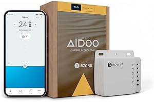 AIRZONE – Contrôle WiFi Aidoo pour climatisation – Compatible avec DAIKIN Sky Air/VRV AZAI6WSCDA1 – Télécommande et Programmation Via Application – Compatible Google Home et Alexa