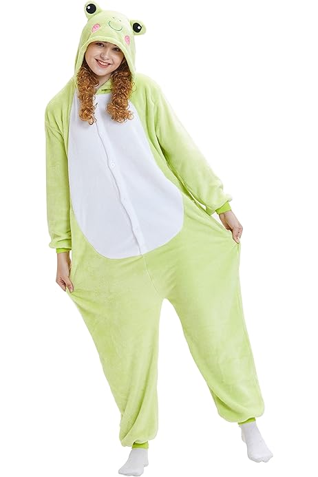 Halloween-kostymer Cosplay Groddru00e4kt Polyester Groda Onesie Unisex Halloween-kostymer Cosplay Groddru00e4kt Polyester Groda Onesie Unisex