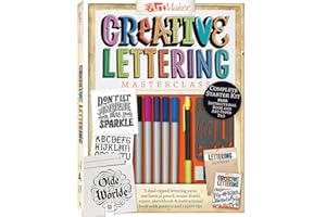 hinkler Art Maker Creative Lettering Masterclass Kit