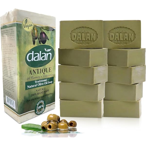 Dalan Olivenöl Seife Türkisch – 4 Stück à 125 G, Natürlich & Feuchtigkeitsspendend
