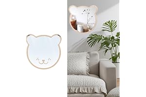 XDGBGFN Spiegel Kinderzimmer 3D Acryl Kinderspiegel Aufkleber mit Brett Kleiner Spiegel zum Aufhängen für Raumdekoration, Schlafzimmer, Badezimmer