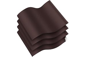 ‎VICLOON Vicloon Kunstleder selbstklebend, 4 Stück Leder Reparatur Patch 19X14cm, Verschleißfest und Kratzfest, Leder Renovierung (Dunkelbraun)