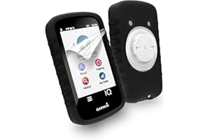TUFF LUV [Compatible With Garmin Edge 1030 & Plus] Silicone case & screen protection - Black