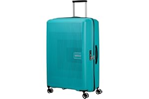 American Tourister Aerostep - Spinner L, Funda Ampliable, 77 cm, 101,5/109 L, Turquesa (tónico Turquesa)