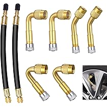 Pinsheng 2 Pcs 100mm Extension de Valve de Pneu en Laiton