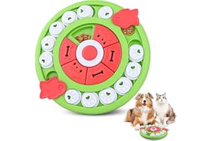 HETOO Dog Puzzle Toys, Interactive Dog Toys to Slow Down Eating with Treat Dispenser for Small Medium Dogs，Promotes Pup's Mental Stimulation and Fun