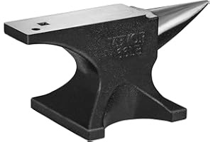 VEVOR Enclume de Forgeron 30 kg à Une Bigorne Enclume en Acier Moulé Table de Travail 263x88 mm Dureté 50HRC Style Londonien avec Trou Rond 16 mm et Carré 19 mm Métallurgistes Bijoutier Atelier Métaux