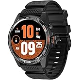 TicWatch Atlas Smartwatch for Men Android Wear OS Smart Watch Outdoor 90 Hrs Battery 110+ Workout Modes Heat Map Fall Detecti
