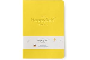 HappySelf The Teen Journal - Un diario para niños mayores de 12 años que fomenta la felicidad y la atención plena, desarrolla hábitos positivos y reduce la ansiedad [Edición inglés] Amarillo