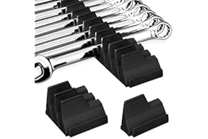 Ernst Manufacturing 5400 Wrench Pro Schraubenschlüsselaufbewahrung für 20 Schraubenschlüssel, Schwarz