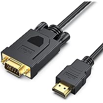 AKYGA AK-AV-01 - Cavo VGA per monitor TV PC, spina SUB-D su spina 1,8 m, colore: Nero