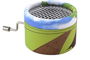 Voggenreiter pozytywka 1284"Frère Jacques" (brat Jakob), wysokiej jakości pozytywka z wysokiej jakości mechanizmem i korbą ręczną, wytrzymała i dopasowana dla dzieci obudowa