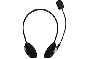 Newaner Auriculares PC con Microfono, USB/3.5mm Auricular, Ligeros Cascos con Cancelacion de Ruido Mic, Headset con Cable para Negocios, Teamspeak, VoIP, Skype, Telefono, Moviles, Oficina, Teleconfe