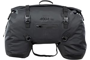 Oxford Aqua D-50 Duffle Bag Motorcycle Pannier Luggage, Black