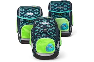 ergobag Fluo Zip Set Sichtbarkeits-Set pack cubo und cubo light gekauft nach Juli 2019 Set 3-teilig