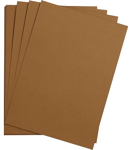 House Of Card & Paper Lot 50 Feuilles Cartonné A3 160g/m² - Couleurs Arc-en-Ciel, 100% Recyclé, Idéal Loisirs Créatifs