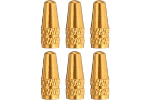 sourcing map Bike Valve Caps Anodized Aluminum Road Bicycle Air Tire Valve Caps Dust Caps for MTB Road Racing