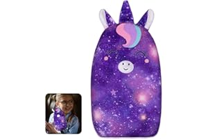 Beinou Seatbelt Strap Cover Kids Car Seat Belt Pillow Harness Pads Unicorn Soft Head Shoulder Support Cushion Girls Boys Travel