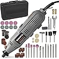 Terratek Corded Rotary Tool 150Pc Accessory Set, 135W Variable Speed 8000-33000RPM, Ideal for DIY Projects, Woodwork, Hobby Craft & Dremel Multi Tool Compatible with Carry Case Included