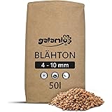 GALAMIO Blähton Keramsit Pflanz Granulat Ton Steine Lava Mulch Drainage Hydro Kultur Substrat Trocken Schüttung Dämmung Fein 