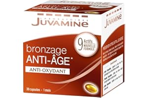 JUVAMINE – Bronzage Sublime Anti-Âge – Anti oxydant – 9 Actifs Beauté – 30 capsules
