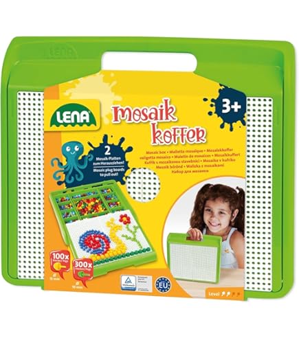 Quercetti 2516 Refill 1805 Peg Brite Kids' Mosaic Kits