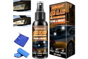 Meoeot Car Glass Oil Film Remover, 100 ml Extra Stark Automotive Oil Film, Bilglasrenare, Oljeskyddsmedel för Vinkor, Backspe