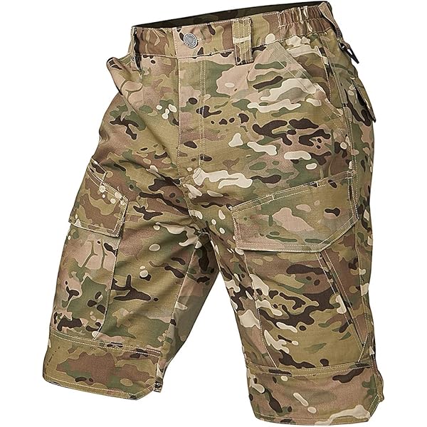 New IX9 Quick Drying Tactical Shorts For Men Tactical Pants Breathable Elastic Cargo Shorts For Men I.320324576
