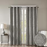 Mirage Strick Jacquard Total Siyah duvar askı, polyester, antrasit, 50x84"