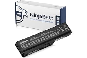 NinjaBatt Battery for Toshiba C660 PA3817U-1BRS L750 L755 A660 L655 L650 L670 C650 P750 PA3817U-1BAS L750D L755D PA3819U-1BRS A665 L775 L655D - High Performance [6 Cells/4400mAh/48Wh]