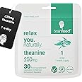 L theanine Supplements (30) | 250mg l-theanine Powder per Capsule - 1 A Day | GABA Supplements Support | Aids Relaxation Without Sedation | 1 Month Supply | Lab-Tested