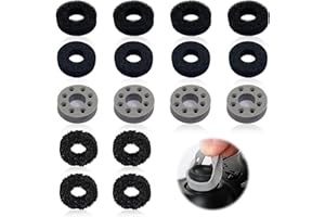 COZEVDNT Thumbstick Stoßdämpfer, 16 Stück Thumbstick Kappen Gaming Zubehör, Kompatibel mit PS4/PS5/PRO/XBOX Controller Joystick, Stoßdämpfer Zubehör Kompatibel, Zielhilfe 4 Verschiedener Härtegrad