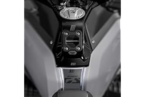 AZGRAPHISHOP Protector de depósito de resina 3D compatible con BMW R 1300 GS ADV FM-1144 (triple negro)