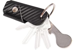 DONBOLSO® Colt | Astuccio portachiavi in cuoio per 1-6 chiavi per uomini e donne