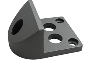 WDB Fermaporta da pavimento, 150 x 130 mm, per cancelli a battente e porte pesanti, in acciaio zincato e gomma