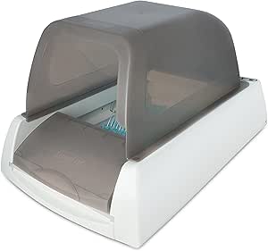 Petsafe Bac A Litiere Automatique Autonettoyante Electrique Pour Chat Avec Couvercle Scoopfree Ultra Maison De Toilette Chat Controle Des Odeurs Litiere Tres Absorbante En Cristal Hygienique Amazon Fr Animalerie