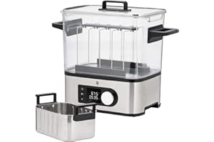 ‎WMF WMF Lono 2in1 Sous Vide Garer Pro mit Slow-Cook Einsatz, Vakuum garen, Schongaren, Wasserbhälter 6,0l, Timer-Funktion bis 72 Stunden, 1500W