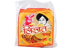 GENUEN® Lijat Sindhi Urid Papadoms Poppadèmes Papappadum Papadum Papatepad indien